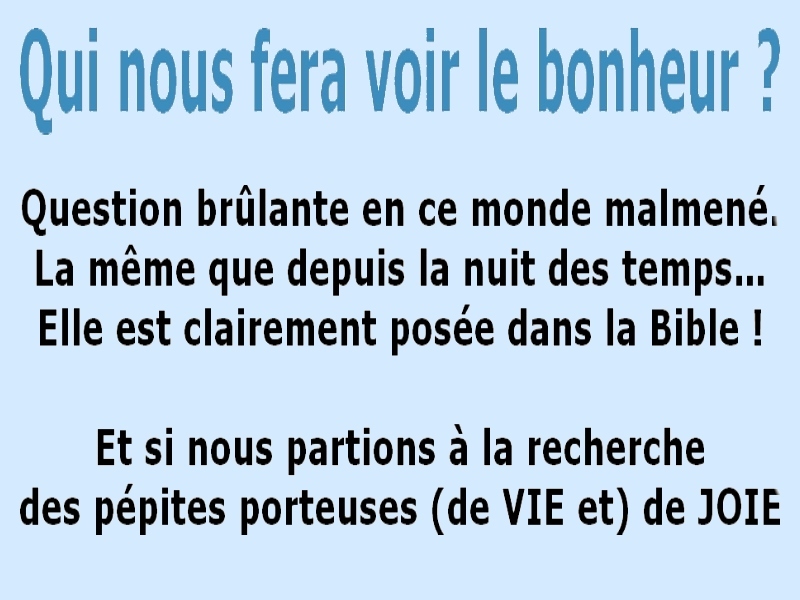 Lire la suite à propos de l’article Une joie possible quand tout est perdu ?