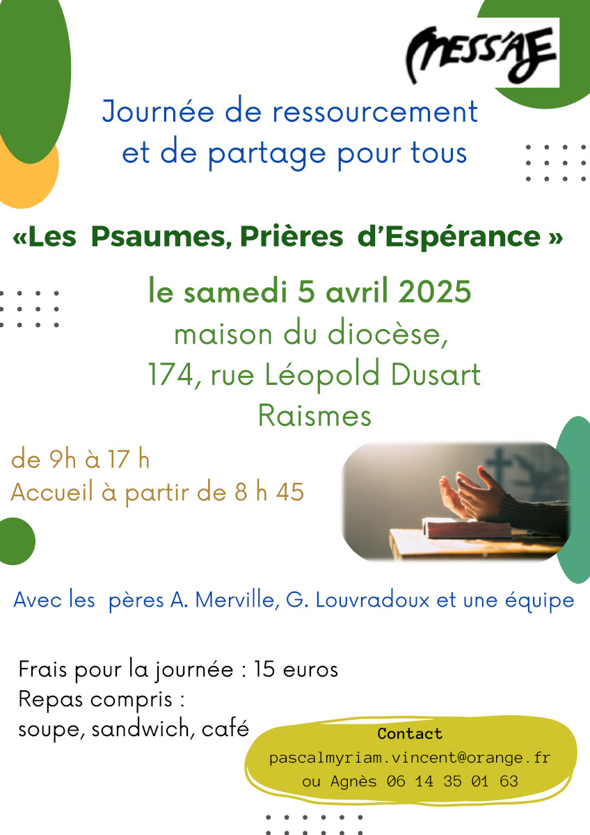 Lire la suite à propos de l’article Les psaumes, prières d&rsquo;espérance