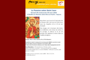 Lire la suite à propos de l’article La passion      selon St Jean     Fangeaux –  mars 2026
